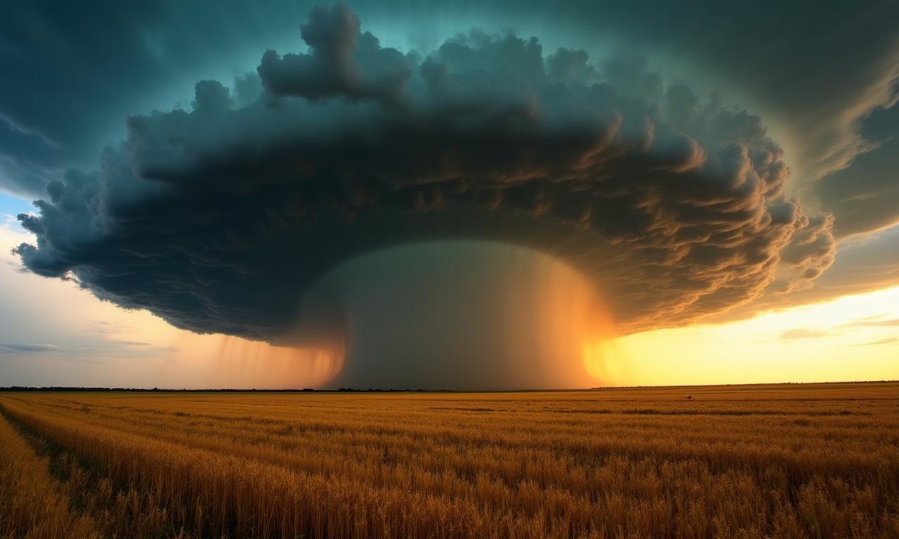 Supercella temporalesca nelle Grandi Pianure americane